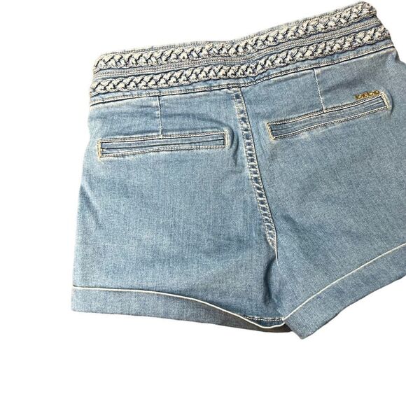 Vintage Y2K Bebe Summer Wash Denim Shorts - Picture 7 of 13
